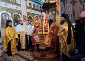 ΛΑΜΠΡΟΣ ΕΣΠΕΡΙΝΟΣ ΤΟΥ ΑΓΙΟΥ ΤΡΥΦΩΝΟΣ ΣΤΗ ΝΕΑ ΛΑΜΨΑΚΟ