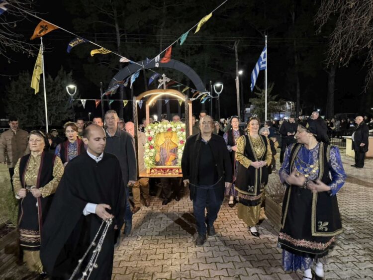 Ο πανηγυρικός Εσπερινός του Αγίου Χαραλάμπους στο Δασοχώρι