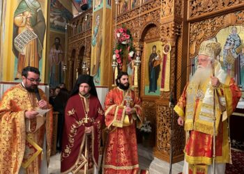 Χειροθεσία Πνευματικού και Οικονόμου στον Άγιο Τρύφωνα Βόλου