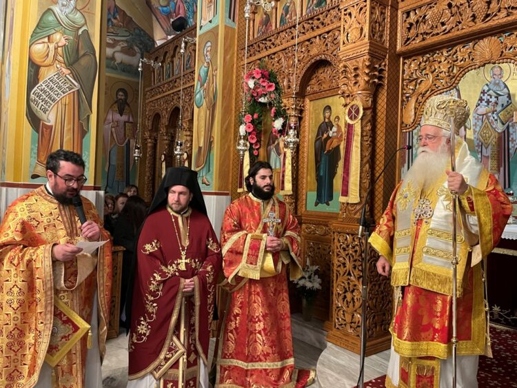 Χειροθεσία Πνευματικού και Οικονόμου στον Άγιο Τρύφωνα Βόλου