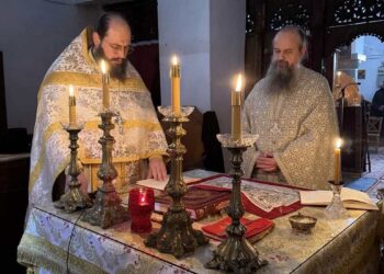 Αρχιερατική Θ. Λειτουργία και Μνημόσυνο για τους Αγωνιστές και Επαναστάτες του Ολύμπου στην Ιερά Μονή Παναγία Πέτρας Ολύμπου