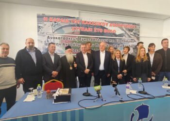 Ο Μητροπολίτης Δημητριάδος στην ανακοίνωση χρηματοδότησης για το Πανθεσσαλικό Στάδιο