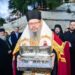 Η υποδοχή του Ιερού Λειψάνου της χειρός του Μεγάλου Βασιλείου