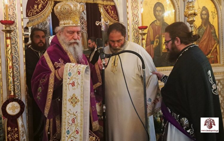 Χειροτονία διακόνου κατά την Προηγιασμένη Θεία Λειτουργία στο Βλαχιώτη