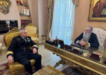 Επίσκεψη του νέου Διοικητή της Σχολής Ναυτικών Δοκίμων στον Μητροπολίτη Πειραιώς