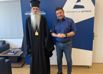 Σε άριστο κλίμα η συνάντηση του Μητρ. Πειραιώς  με τον Περιφερειάρχη Αττικής