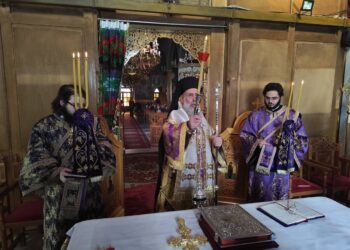 Κατανυκτική Ακολουθία Προηγιασμένων με τη συμμετοχή μαθητών στην Αγία Παρασκευή Καρδίτσης