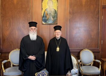 Επίσκεψη του  Μητροπολίτου Καλαβρύτων και Αιγιαλείας  στον  Οικ. Πατριάρχη