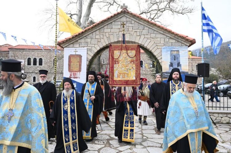 Λαμπρός εορτασμός του Ευαγγελισμού της Θεοτόκου  και της 25ης Μαρτίου στην Ιερά Μονή Αγίας Λαύρας Καλαβρύτων