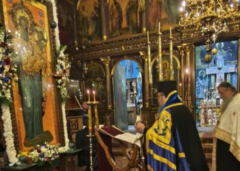 Ο Ακάθιστος Ύμνος της Υπεραγίας Θεοτόκου στην Ιερά Μονή Φανερωμένης Λευκάδος