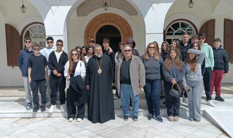 Μαθητές Γυμνασίου από τη Ζάκυνθο στο Μητροπολίτη Μεσσηνίας