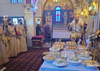 Η εορτή του Αγίου Θεοδώρου του Τήρωνος στην Ι. Μ. Αιτωλοακαρνανίας