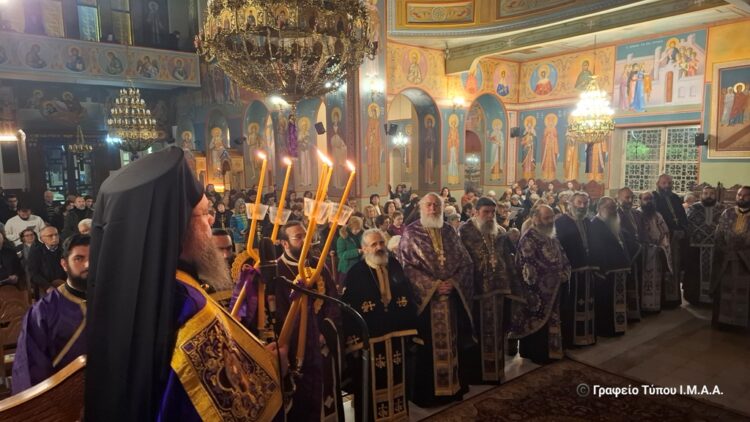 Ο Δεύτερος Κατανυκτικός Εσπερινός  στην Ι. Μ. Αιτωλοακαρνανίας