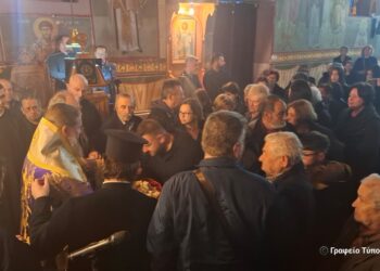 Η Θεία Λειτουργία των Προηγιασμένων Δώρων  στην Γουριά Μεσολογγίου