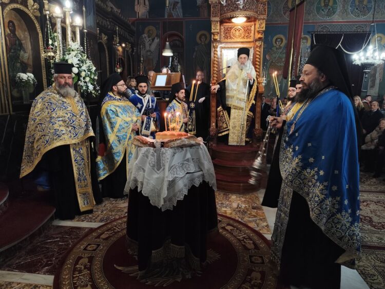 Πανηγυρικός Εσπερινός στον Ιερό Ναό Ευαγγελιστρίας Καρδίτσας