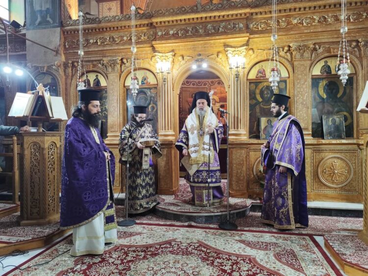 Μαθητική Προηγιασμένη Θεία Λειτουργία στον Ι.Ν. Κοιμήσεως της Θεοτόκου Μουζακίου