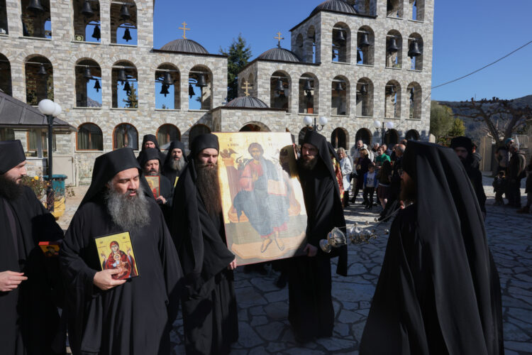 Η εορτή της Ορθοδοξίας στο μοναστήρι του Τρικόρφου