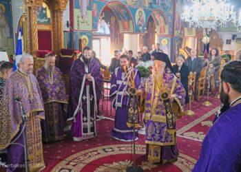 Προηγιασμένη στο Λιανοβέργι για την εορτή των Αγίων Τεσσαράκοντα Μαρτύρων