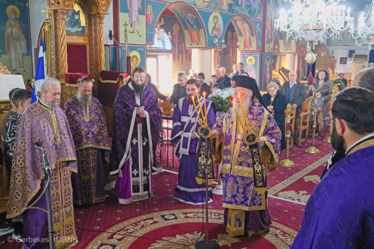 Προηγιασμένη στο Λιανοβέργι για την εορτή των Αγίων Τεσσαράκοντα Μαρτύρων