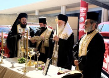 Ο Κορίνθου  Παύλος στην εκδήλωση παράδοσης – παραλαβής Πυροσβεστικών Οχημάτων