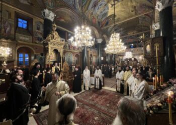 Ο Γ΄ Κατανυνικτικός Εσπερινός στην Μητρόπολη Καστορίας