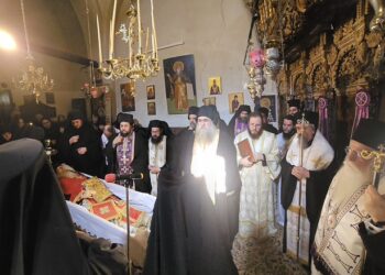 Η Μητρόπολη Δημητριάδος αποχαιρέτησε τον μακαριστό Γέροντα Χρυσόστομο Σταυρίδη Εσφιγμενίτη