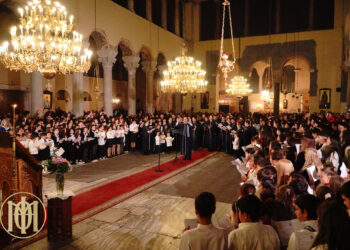 Η Ακολουθία της Δ´ Χαιρετισμών στον παλαιοχριστιανικό Ναό Παναγίας της Αχειροποιήτου