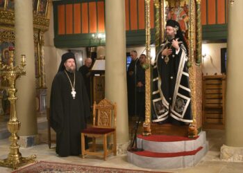 Ο Έ Κατανυκτικός Εσπερινός στην Κομοτηνή με ομιλητή τον Αρχιμ. Ιγνάτιο Μουρτζανό