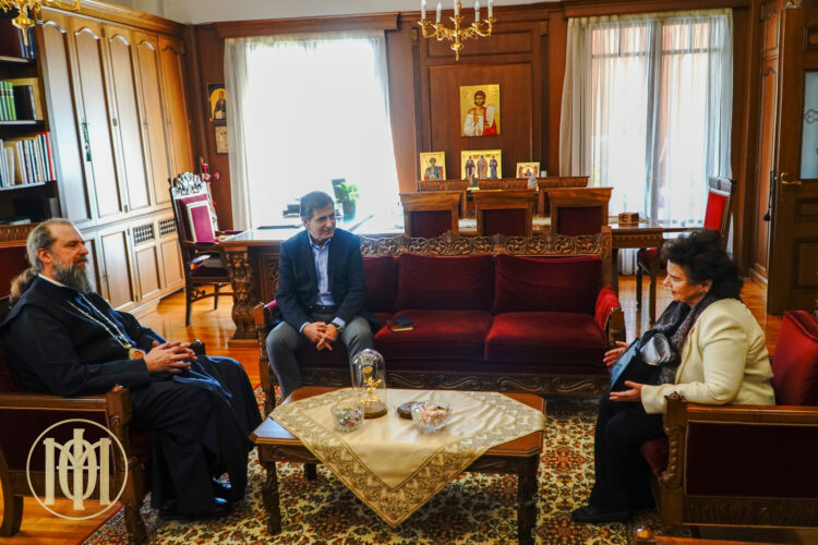 Συνάντηση του Μητρ. Θεσσαλονίκης με την κα Μοροπούλου και τον Υφυπουργό Κων. Γκιουλέκα για την εκδήλωση του Παναγίου Τάφου