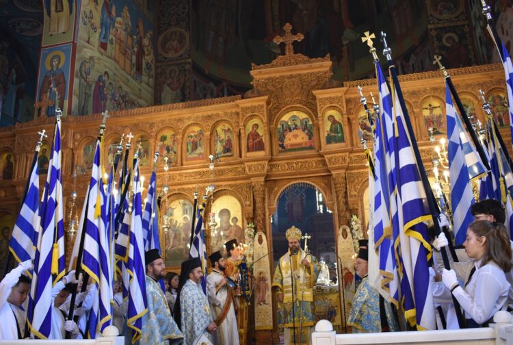 Η ΕΟΡΤΗ ΤΟΥ ΕΥΑΓΓΕΛΙΣΜΟΥ ΤΗΣ ΘΕΟΤΟΚΟΥ ΚΑΙ ΤΗΣ ΕΘΝΙΚΗΣ ΠΑΛΙΓΓΕΝΕΣΙΑΣ ΣΤΗΝ Ι.Μ. ΜΑΡΩΝΕΙΑΣ