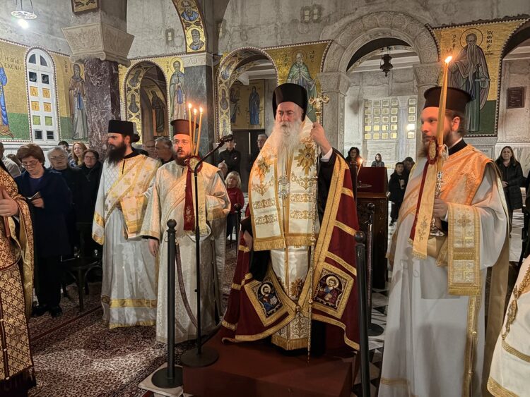 Ο Ακάθιστος Ύμνος στην Ι. Μητρόπολη Κορίνθου