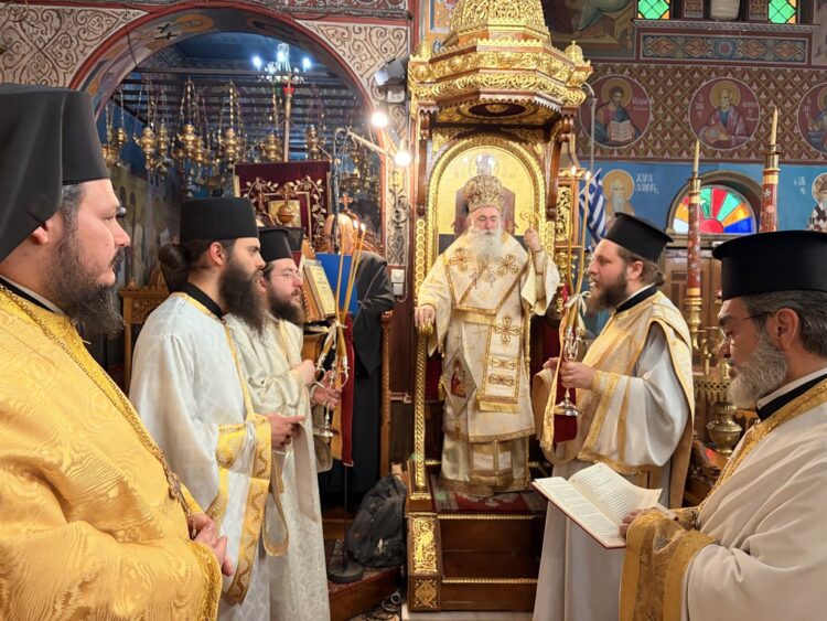 Η Ε’ Κυριακή των Νηστειών στην Ι. Μητρόπολη Κορίνθου