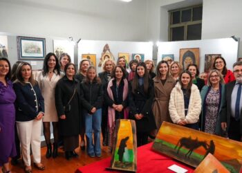 «Το Άγιον Όρος στον καμβά» των μαθητριών του Κωνσταντίνου Ξενόπουλου