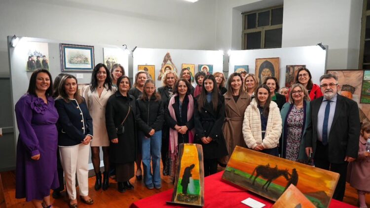 «Το Άγιον Όρος στον καμβά» των μαθητριών του Κωνσταντίνου Ξενόπουλου