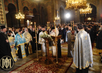 H Ακολουθία των Γ΄ Χαιρετισμών στη Θεσσαλονίκη χοροστατούντος του  Αρχιεπισκόπου 