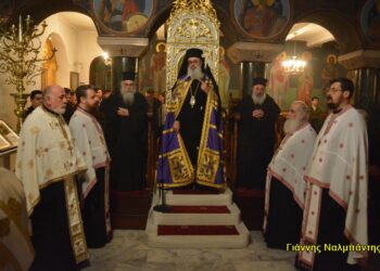 Κατανυκτικός Εσπερινός Κυριακής της Ορθοδοξίας  στον Ιερό Ναό του Αγίου Ελευθερίου Αλεξανδρουπόλεως