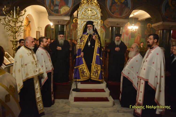 Κατανυκτικός Εσπερινός Κυριακής της Ορθοδοξίας  στον Ιερό Ναό του Αγίου Ελευθερίου Αλεξανδρουπόλεως