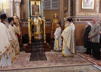 Θεία Λειτουργία του Μητροπολίτου Αιτωλοακαρνανίας στην Αθήνα για τις Εορτές Εξόδου 2026