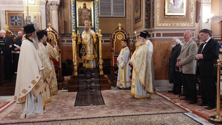 Θεία Λειτουργία του Μητροπολίτου Αιτωλοακαρνανίας  στην Αθήνα για τις Εορτές Εξόδου 2026