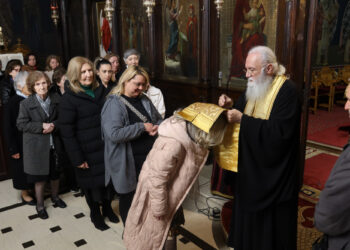 Ο Γέροντας Νεκτάριος προσκαλεσμένος από τον Μητροπολίτη Γρεβενών κ. Δαβίδ