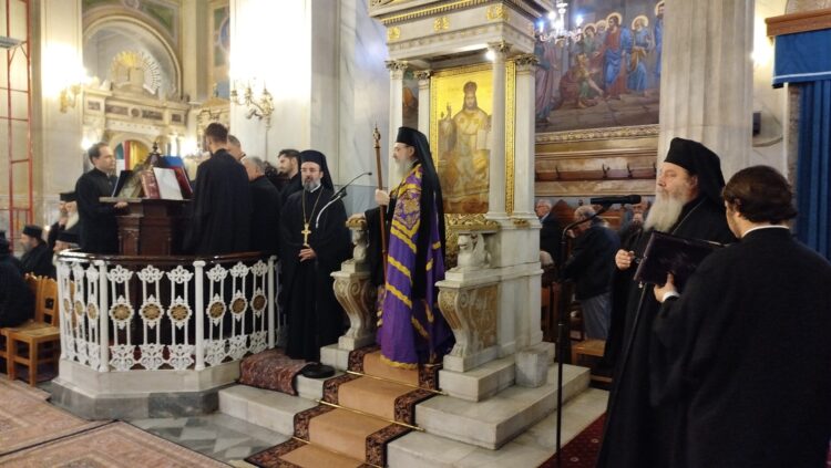 Ο π. Νικόδημος Αθανασίου στον Κατανυκτικό Εσπερινό της Πάτρας