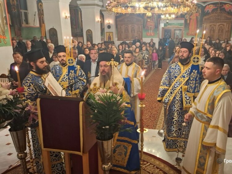 Η Γ’ Στάση των Χαιρετισμών της Θεοτόκου  στην Ι. Μ. Αιτωλοακαρνανίας