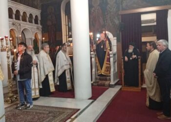 Ο Επίσκοπος Ταλαντίου  ομιλητής στον Κατανυκτικό Εσπερινό της Γ΄ Κυριακής των Νηστειών στην Πρέβεζα