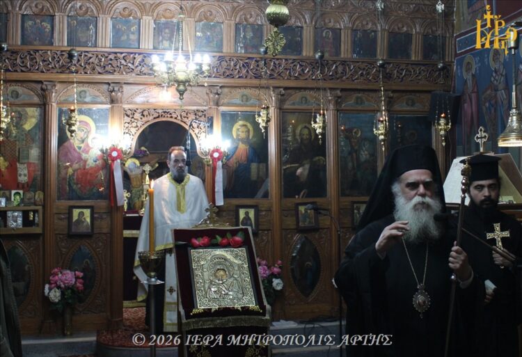 Άρτης Καλλίνικος: “Στις φουρτούνες της ζωής, λιμάνι μας η Παναγία”