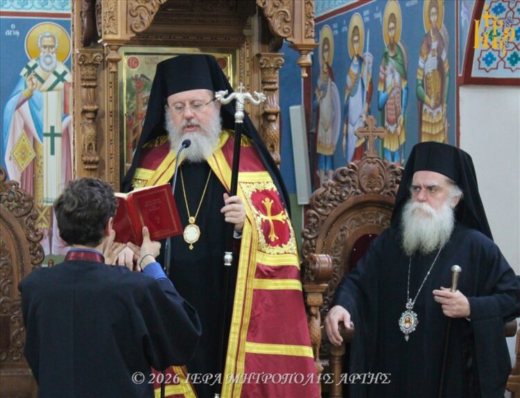 Με κατάνυξη ο τελευταίος Κατανυκτικός Εσπερινός στην Άρτα με τον Επίσκοπο Ταλαντίου Θεολόγο