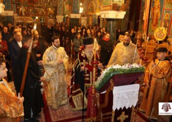 Η Β΄ Στάση των Χαιρετισμών στον Ι.Ν. Αγίου Σπυρίδωνος Σπάρτης