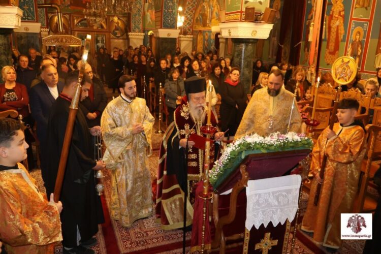 Η Β΄ Στάση των Χαιρετισμών στον Ι.Ν. Αγίου Σπυρίδωνος Σπάρτης