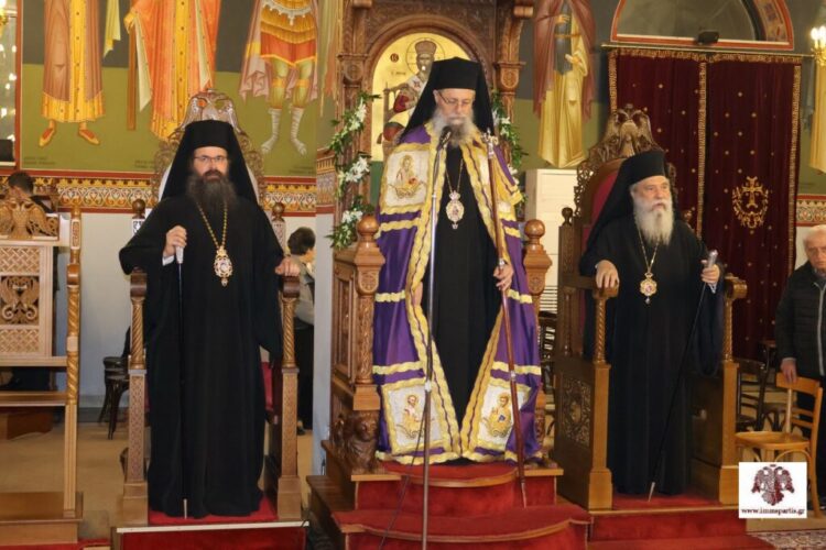 Λαμπρός Πολυαρχιερατικός Εσπερινός για τους Λάκωνες Αγίους