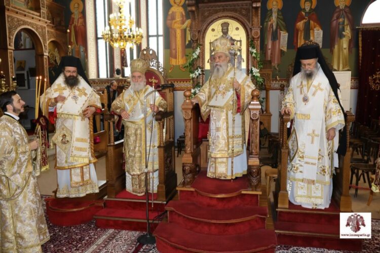 Πολυαρχιερατικό Συλλείτουργο για τους Λάκωνες Αγίους