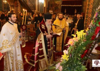 Ο Ακάθιστος Ύμνος στον Μητροπολιτικό Ναό Ευαγγελιστρίας Σπάρτης